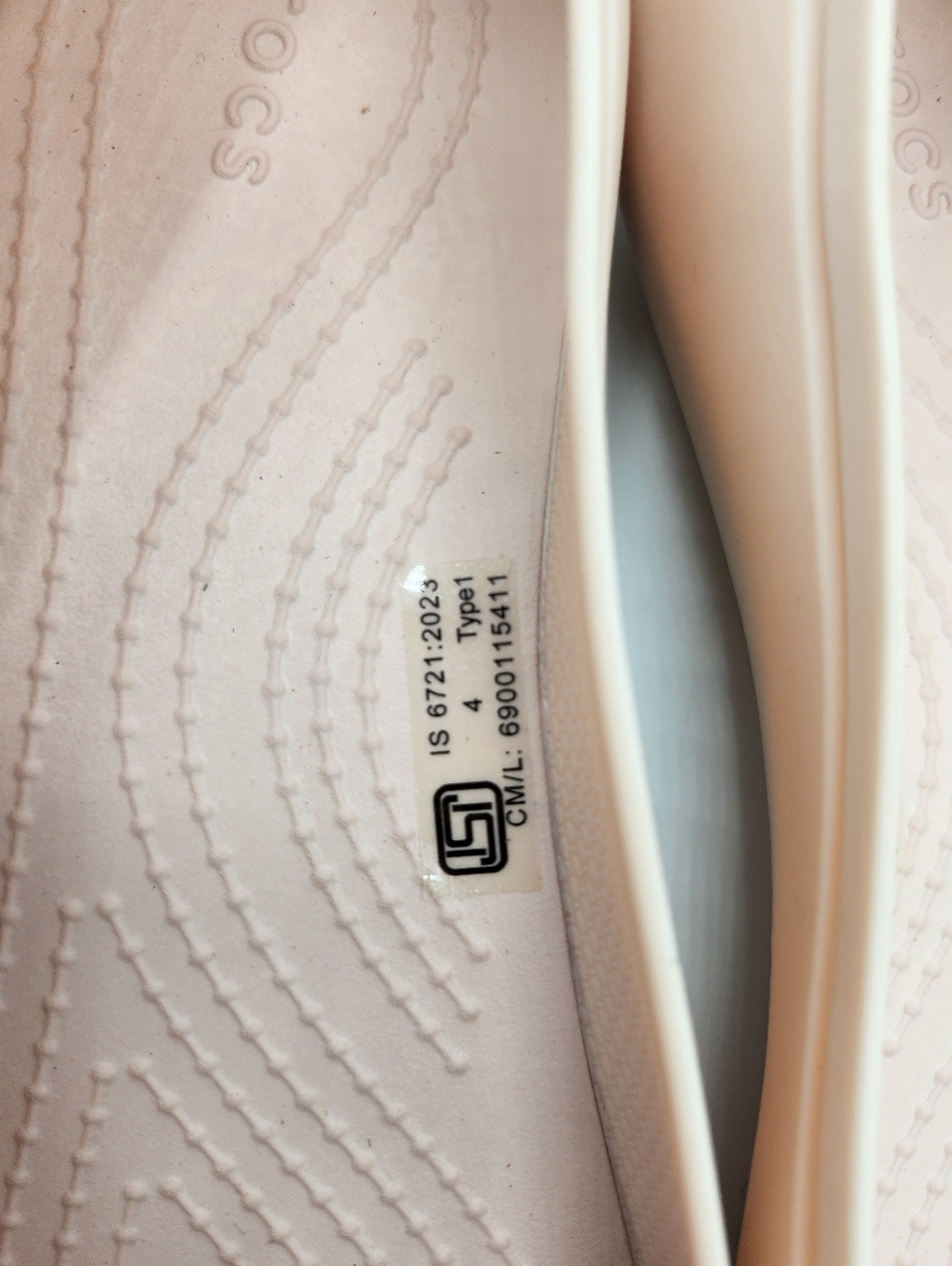 Crocs Women's Ballet Flat in Quartz Size: 6 Women / NIB - Picture 9 of 9